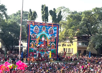 New Guru Thongdrel draws overwhelming crowd at Phuentshogling Tshechu