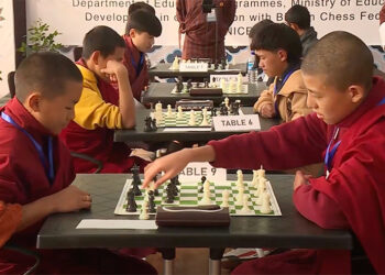 Monks and nuns join young players at Youth Centre Chess Championship in Thimphu