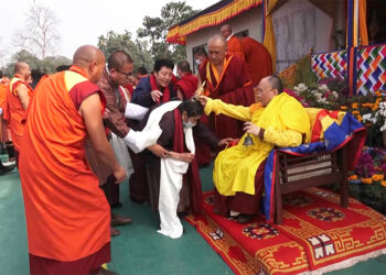 Gelephu sees largest gathering in years as His Holiness the Je Khenpo administers blessing
