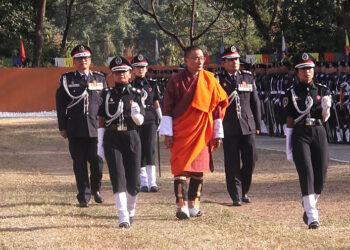  “Continue to strive to further improve Bhutan’s position as a peaceful nation”: PM at RBP POP  