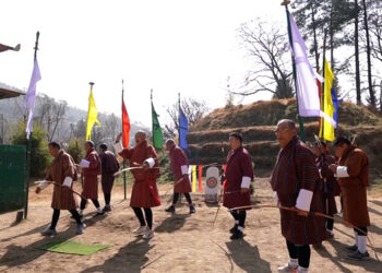 Bhutanese veteran archers promote archery tradition at Miwang Gyalsey Ranglug Datsey Drendhur