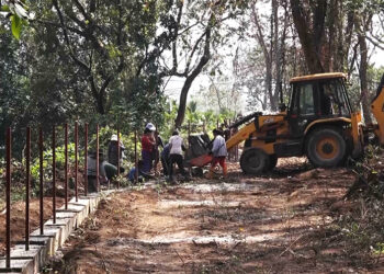 Zhisarthang farmers hope chain-link fencing will end wildlife conflicts