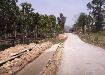 Blacktopping of Singye Gewog road to enhance access to services and markets