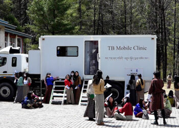 AI-Powered TB mobile clinic screens over 400 people in Thimphu and Samtse