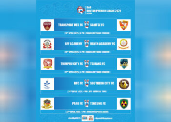BOB Bhutan Premier League 2025 kicks off tomorrow