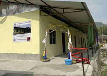 From leaky roofs to bright classrooms, Gayshing Gaon School transforms through local initiative