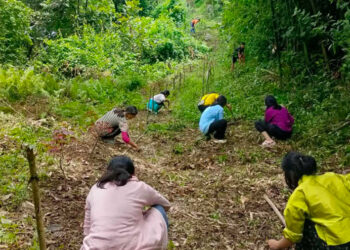 Summer break turns into service for Dorokha Central students