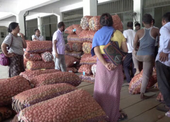 Potato farmers in the east disappointed with price drop at Samdrup Jongkhar auction yard