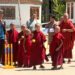 Young monks in Thimphu receive cricket training to build life skills