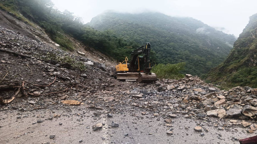 Continuous rainfall halts flights, blocks roads across the country