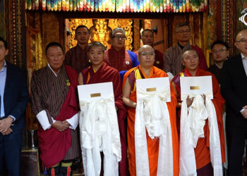 His Majesty The King grants Royal Kashos for three new spiritual landmarks in Gelephu Mindfulness City