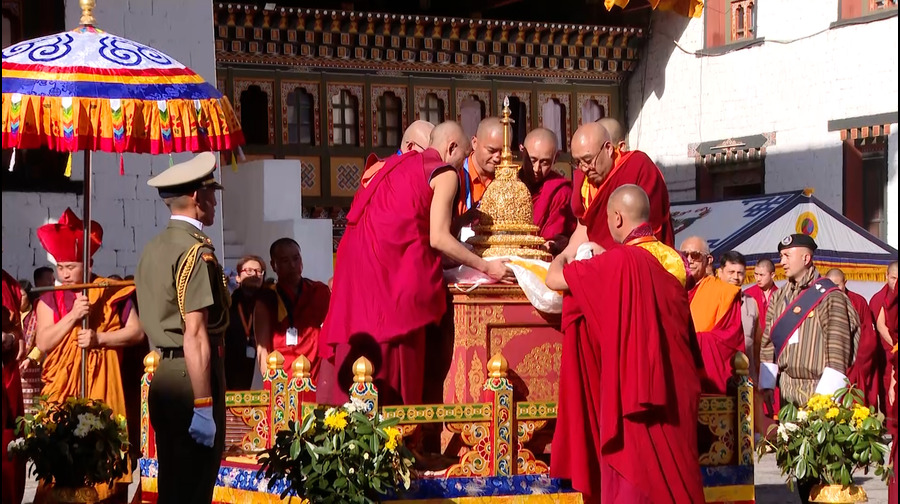 Sacred Buddha relics from India arrive in Bhutan