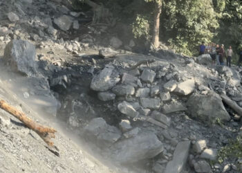 Landslides cut off over 120 households in Chhukha’s Deling–Marpji route