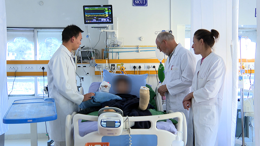 Bhutan’s first toe-to-thumb surgery gives young man second chance at hand function