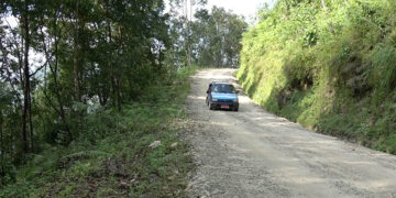 Smooth journey ahead for farmers of Charingma-Rangthangling Chiwog with chiwog road blacktopping