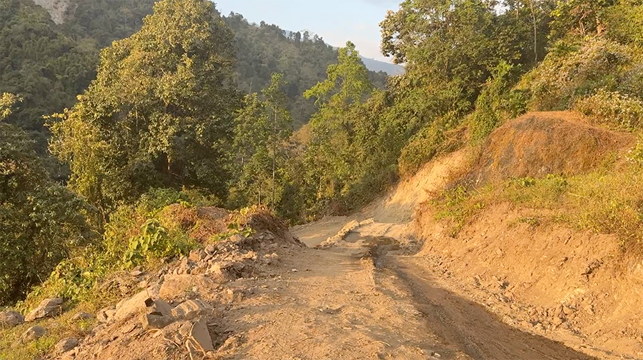 Temporary alternate road restores access to Deling-Marpji after month-long landslide, Chhukha