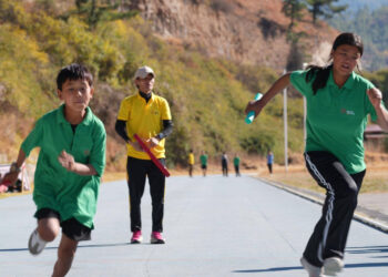 Students with and without disabilities compete in Bhutan’s first Unified Champion Schools Sports Competition