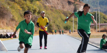 Students with and without disabilities compete in Bhutan’s first Unified Champion Schools Sports Competition