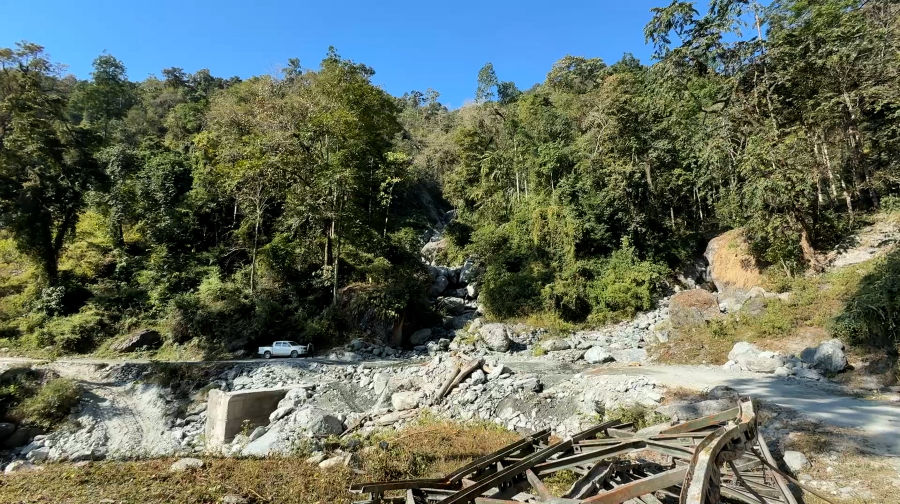 Bridge construction begins at Chimti, bringing relief to Chhukha’s Logchina residents