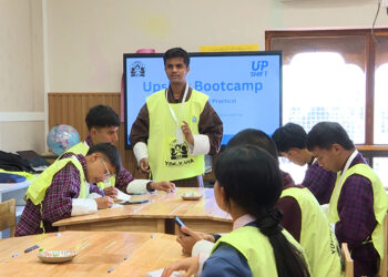 Youth volunteers lead UPSHIFT social innovation bootcamp in Thimphu