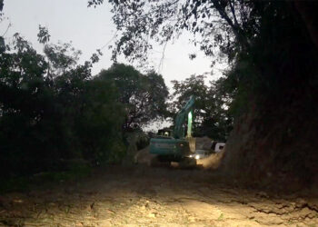 Dzongkhag roads in Drujeygang, Tsangkha undergoing major maintenance