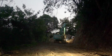 Dzongkhag roads in Drujeygang, Tsangkha undergoing major maintenance