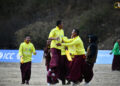 Monks and nuns take to cricket field in first-ever cricket championship