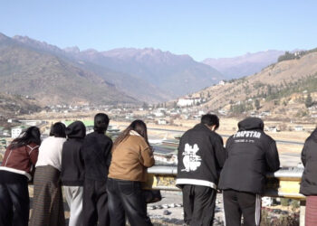 Paro Airport Viewpoint: The hill that holds every goodbye