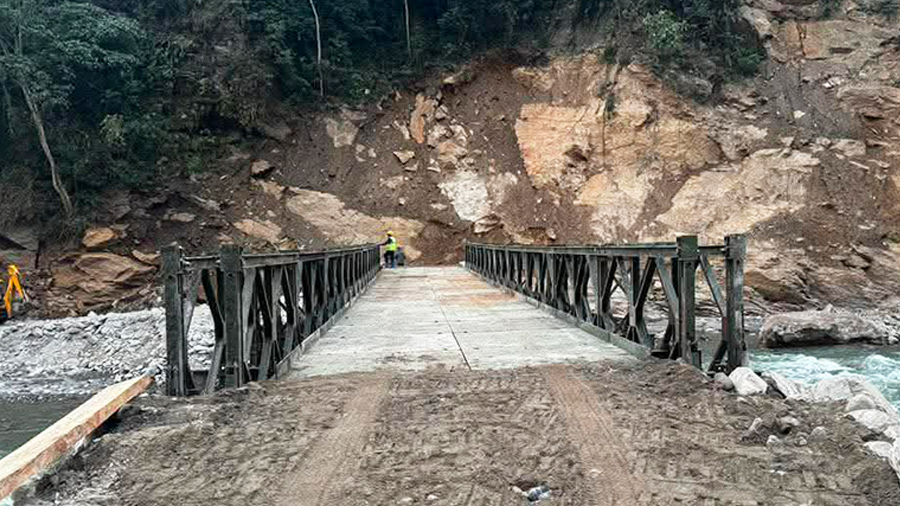 Road reopens, reconnecting Sektena Chiwog after three months of isolation