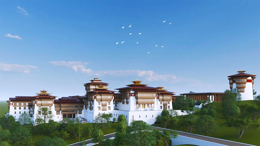 Construction of Shambala Dzong begins in GMC