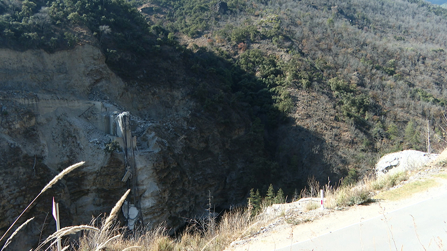 Pre-construction work underway for new bridge across Wangchhu along Damchu–Haa road