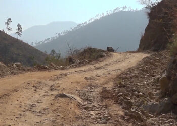 Jarogang residents raise safety concerns over deteriorating farm road, Wangdue Phodrang