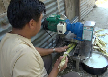 Expeller machine boosts sugarcane production in Lumang, Trashigang