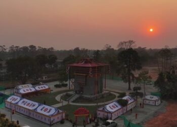 Ugyen Norlha Choeten stands tall as one of GMC’s first spiritual landmarks