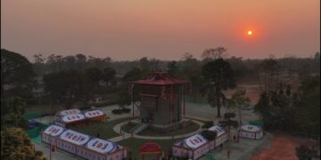 Ugyen Norlha Choeten stands tall as one of GMC’s first spiritual landmarks