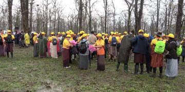 Volunteer work concludes, marked by family participation from abroad