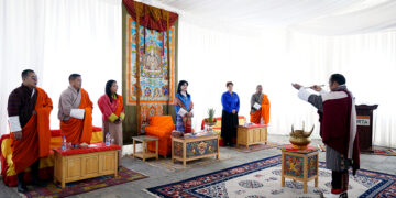 Her Majesty Queen Mother Sangay Choden Wangchuck graces Lithuanian Textile Script Exhibition