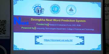 Predictive text website launched to make Dzongkha typing easier