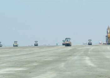 Foundation takes shape at Gelephu International Airport site