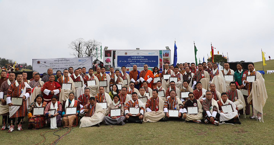 73 health professionals honoured on World Health Day