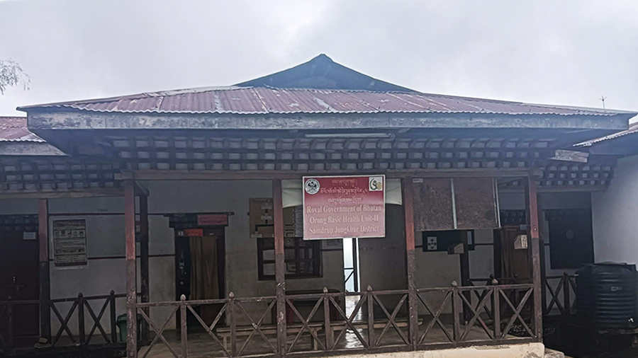 Orong Primary Health Centre in poor condition