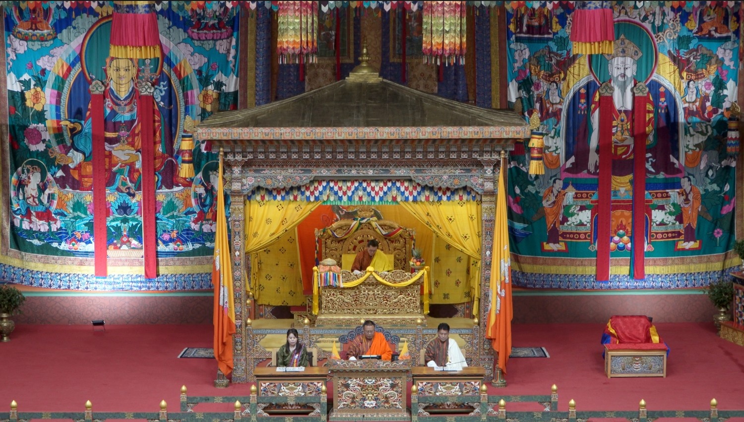 His Majesty The King graces opening of fifth session of fourth parliament