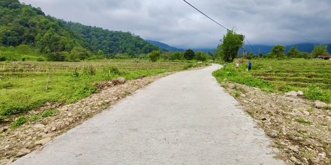 Concrete road improves connectivity in Pemathang Gewog