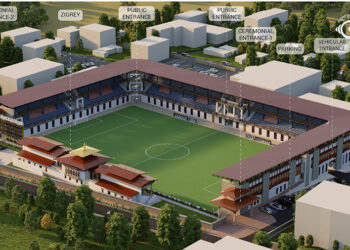 Work begins on modern stadium in Phuentshogling