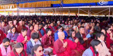 Thousands gather for month-long Kathrid Empowerment at Kuensel Phodrang