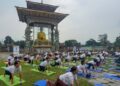 Gelephu celebrates yoga for healthy ageing