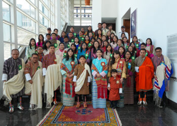 HRH Gyalsey graces consecration of Guru Tshengye Thongdrol at RTA