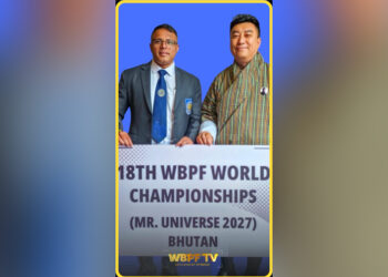 Bhutan named host of 2027 World Bodybuilding and Physique Sports Championships