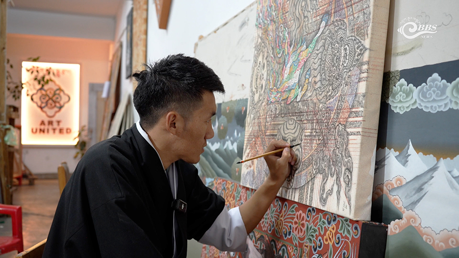 Bhutanese artist reimagines tradition through contemporary expression