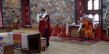 Sacred relics for 108 chortens undergo 21-day consecration
